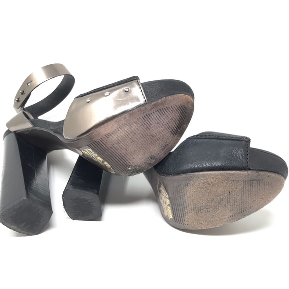 DIESEL | Metallic Ankle Strap Heels - Picture 6 of 6